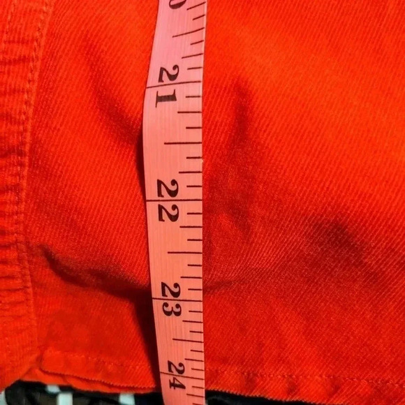 CHARTER CLUB  Women Red Pocketed Corduroy Button Up Top Petite Size PP‎ NWT - Picture 5 of 8